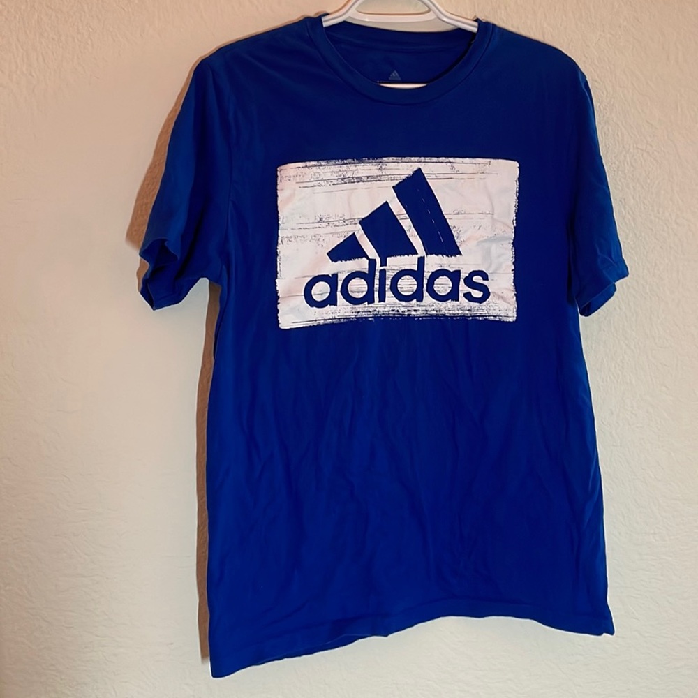 Adidas Blue T-Shirt (L)